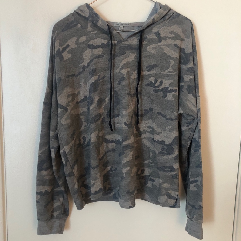 Charlotte Russe Camo Sweatshirt